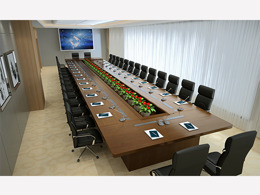 升降显示器会议桌X012